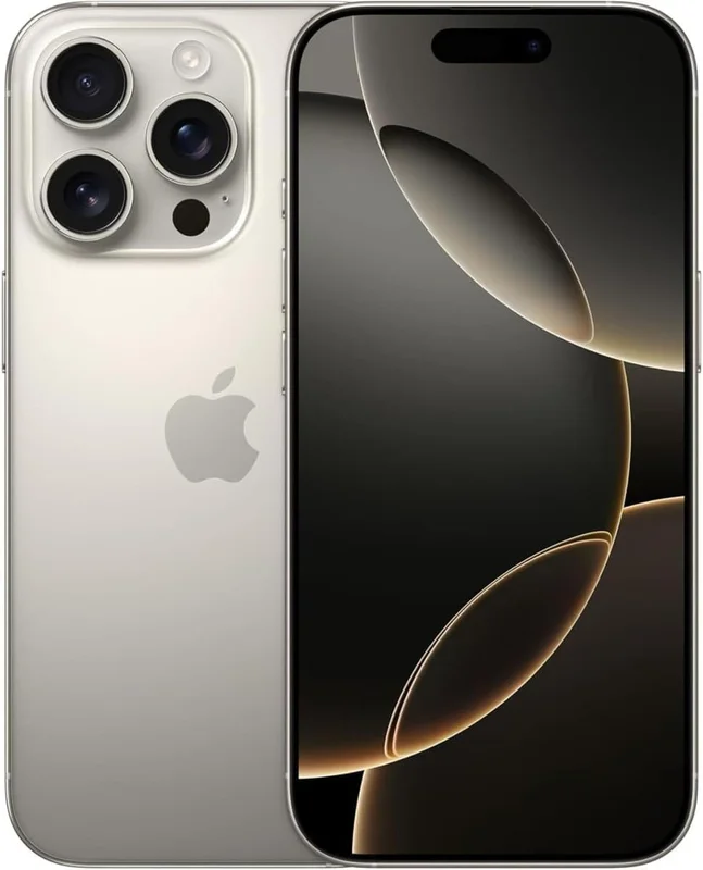 Apple iPhone 16 Pro Max, 256GB, Natural Titanium - Locked to AT&T (Renewed)