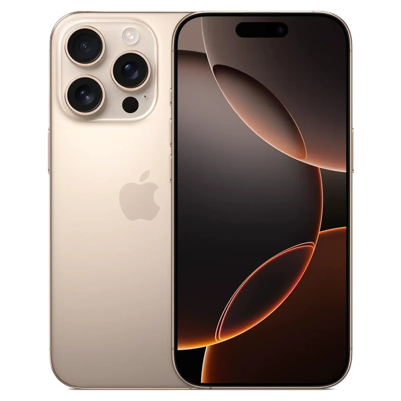 Apple iPhone 16 Pro Max, US Version, 1TB, Desert Titanium for AT&T (Renewed Premium)