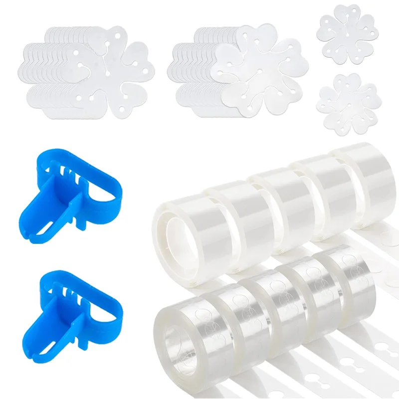 Balloon Arch Garland Kit, 82ft Balloon Garland Strips - 500Pcs Glue Point Dots Tape - 20 Balloon Flower Clips and 2 Tie Tools for Balloon Arch, Birthday Party, Wedding Decoration